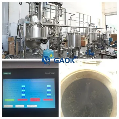 Ultralydutvinningstest av Stevia Leaves-Customer-prøven